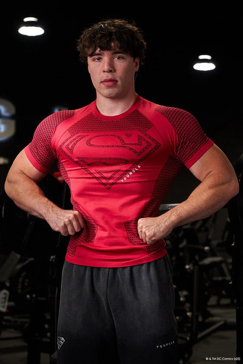 YLA Superman Compression Tees