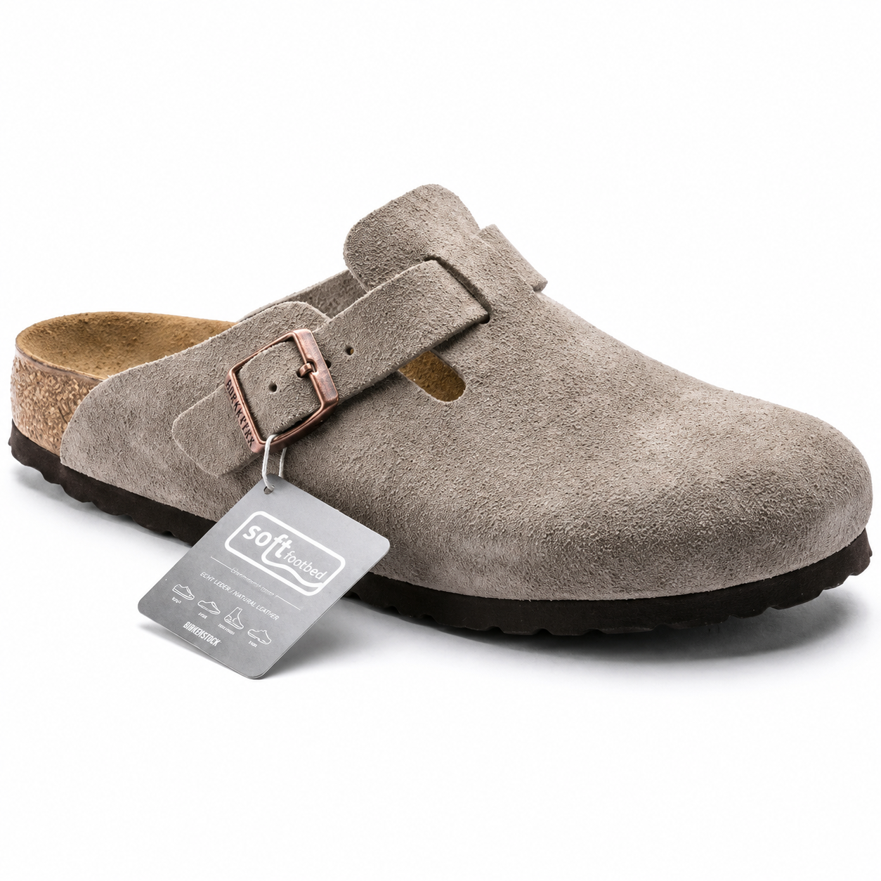 Boston Soft Footbed Suede Leather