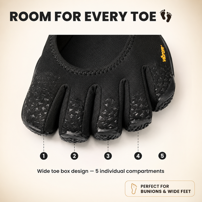 Classic FiveFingers Ballet Flats, Split Toe Design, Breathable Barefoot Comfort