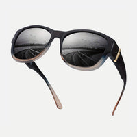 Black-ToTan Gradient Polarized Gray Lens